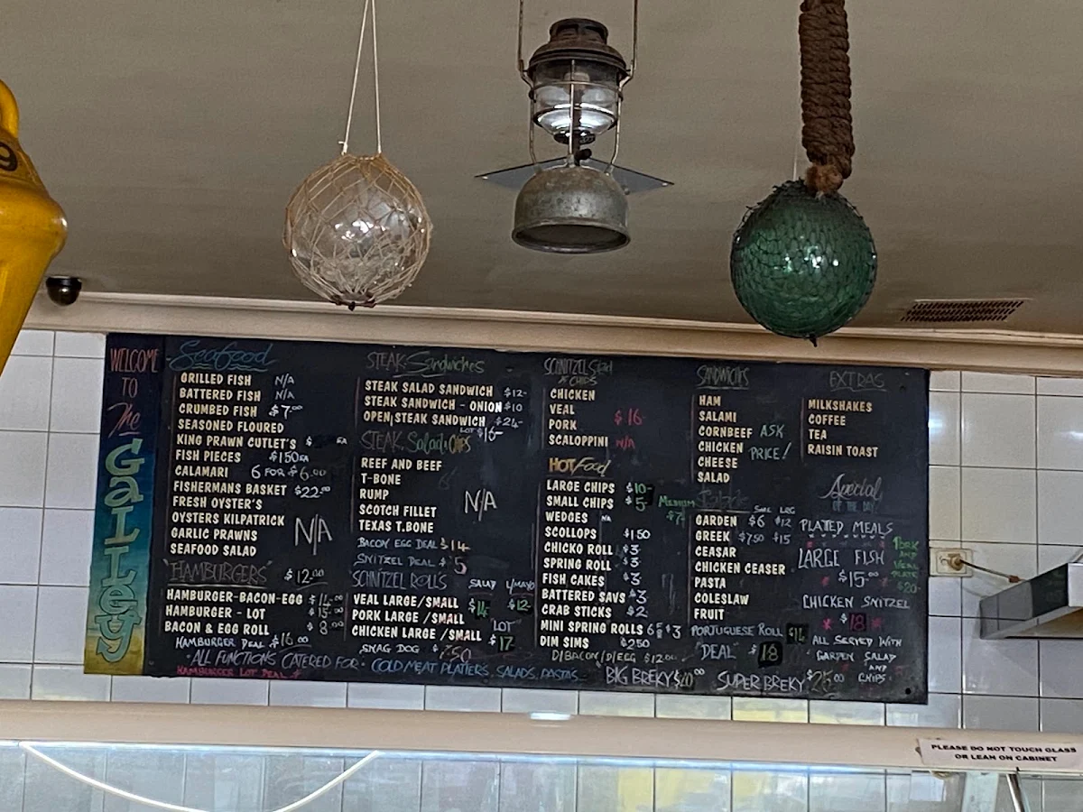 Menu, The Galley