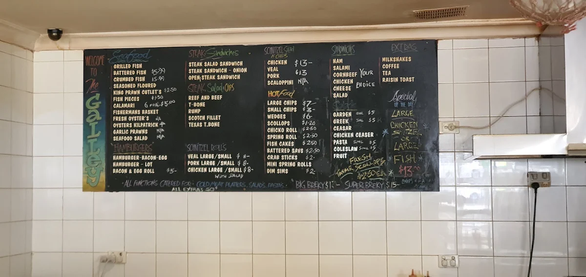 Menu, The Galley