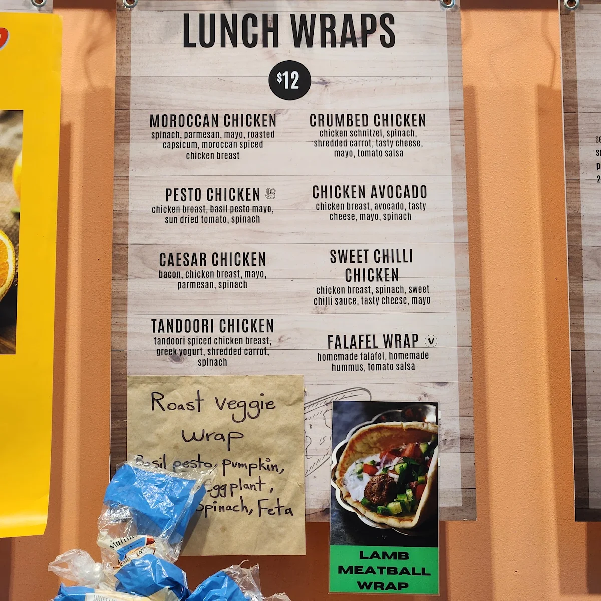 Menu, Toss’d
