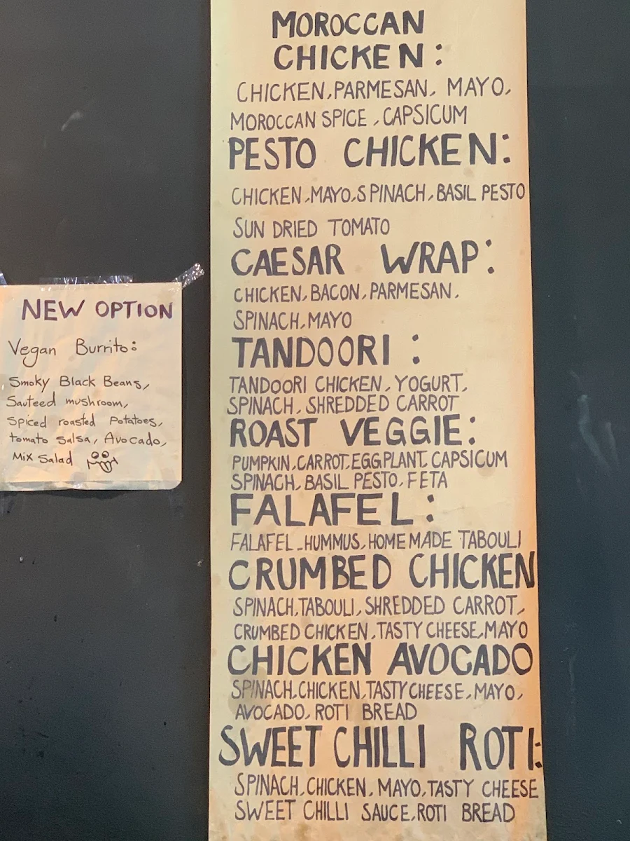 Menu, Toss’d