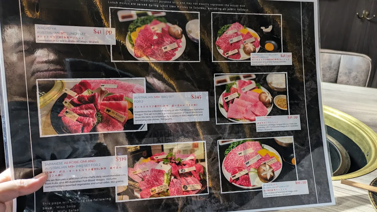 Menu, Niku Ou Japanese Chargrill Restaurant