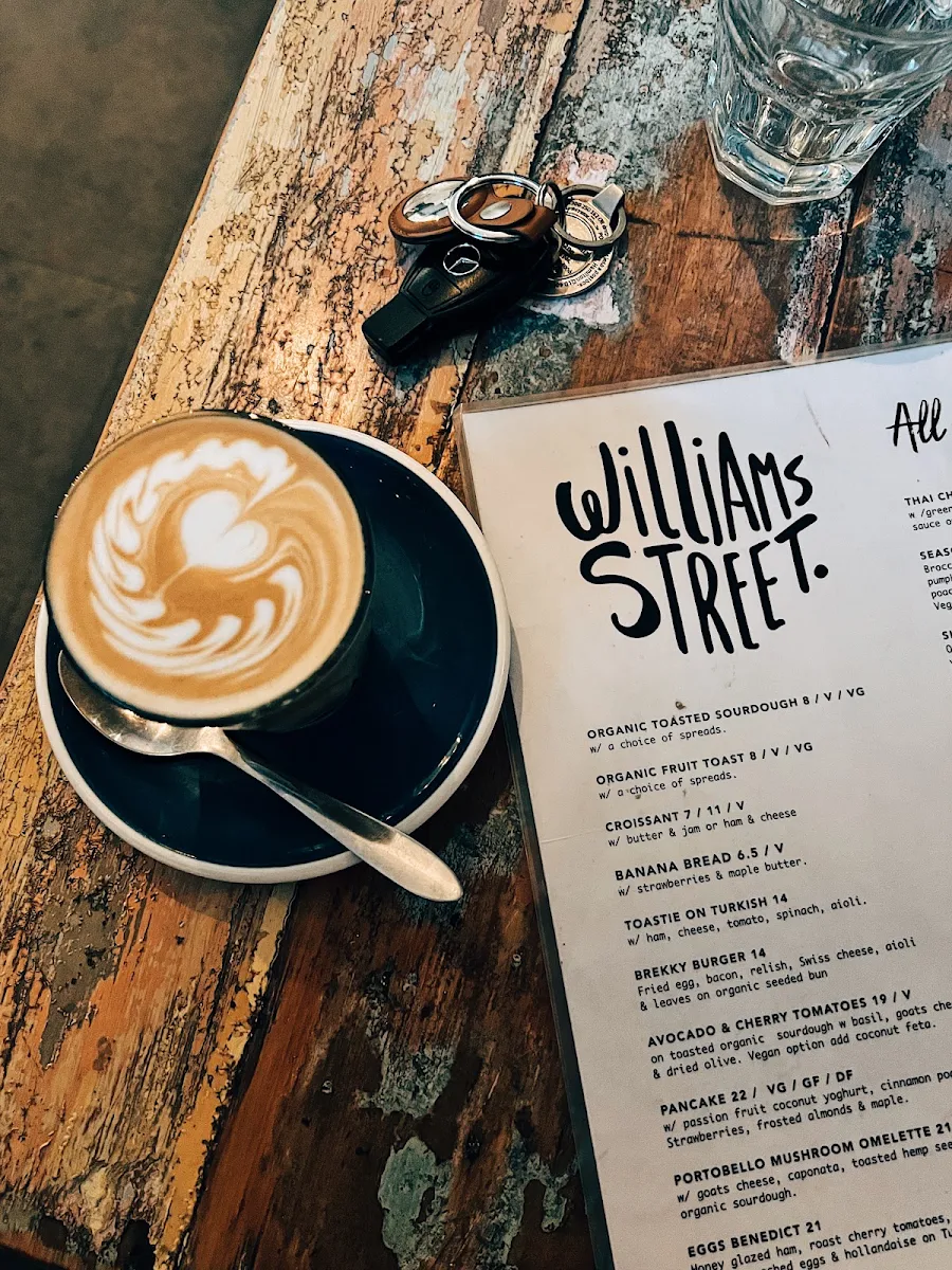 Menu, Williams St