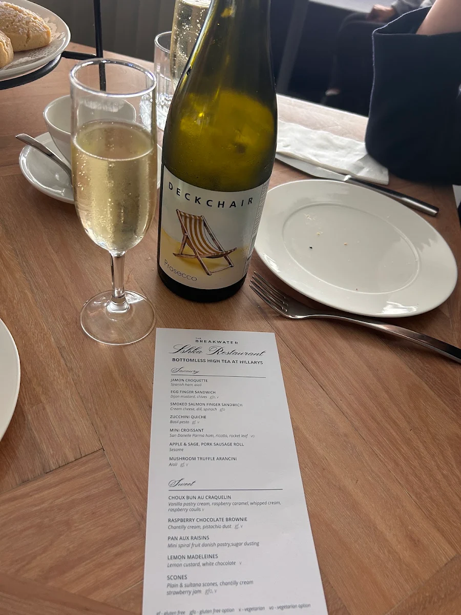Menu, The Breakwater
