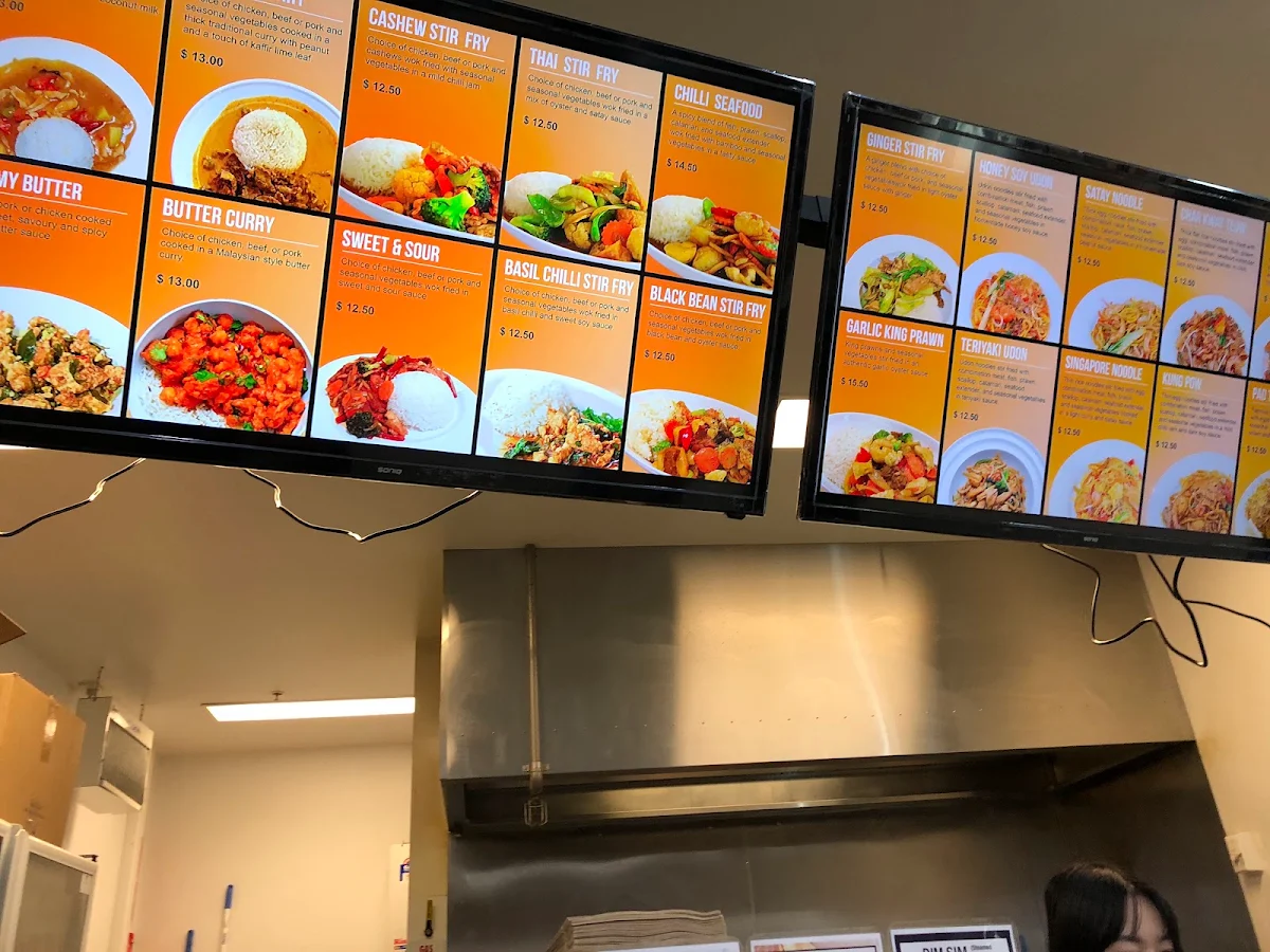Menu, Lucky Bowl Prospect Vale