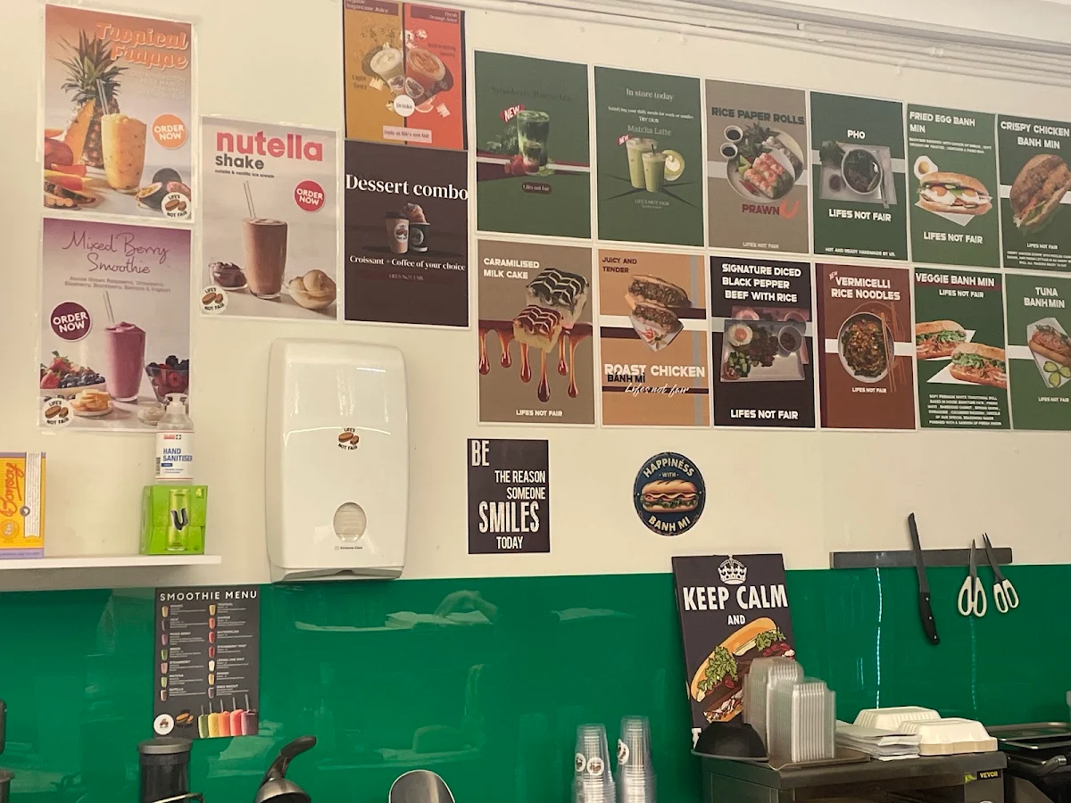 Menu, Life’s Not Fair - Artisan Bakery Cafe
