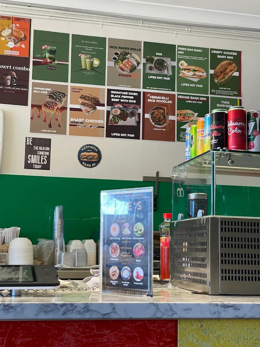 Menu, Life’s Not Fair - Artisan Bakery Cafe