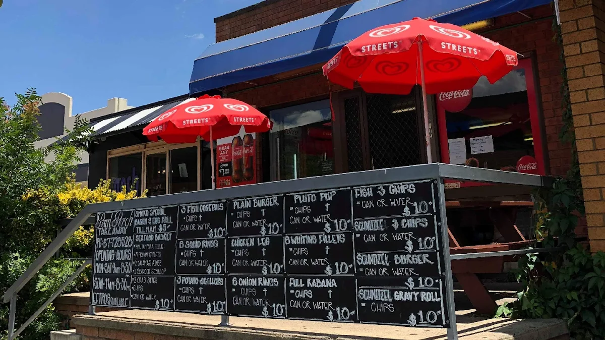 Menu, Pearl Perch Takeaway