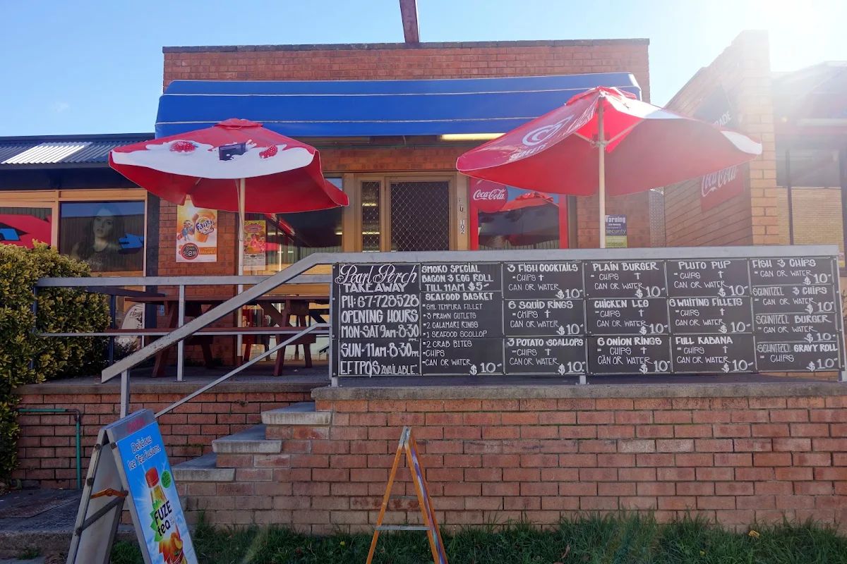 Menu, Pearl Perch Takeaway