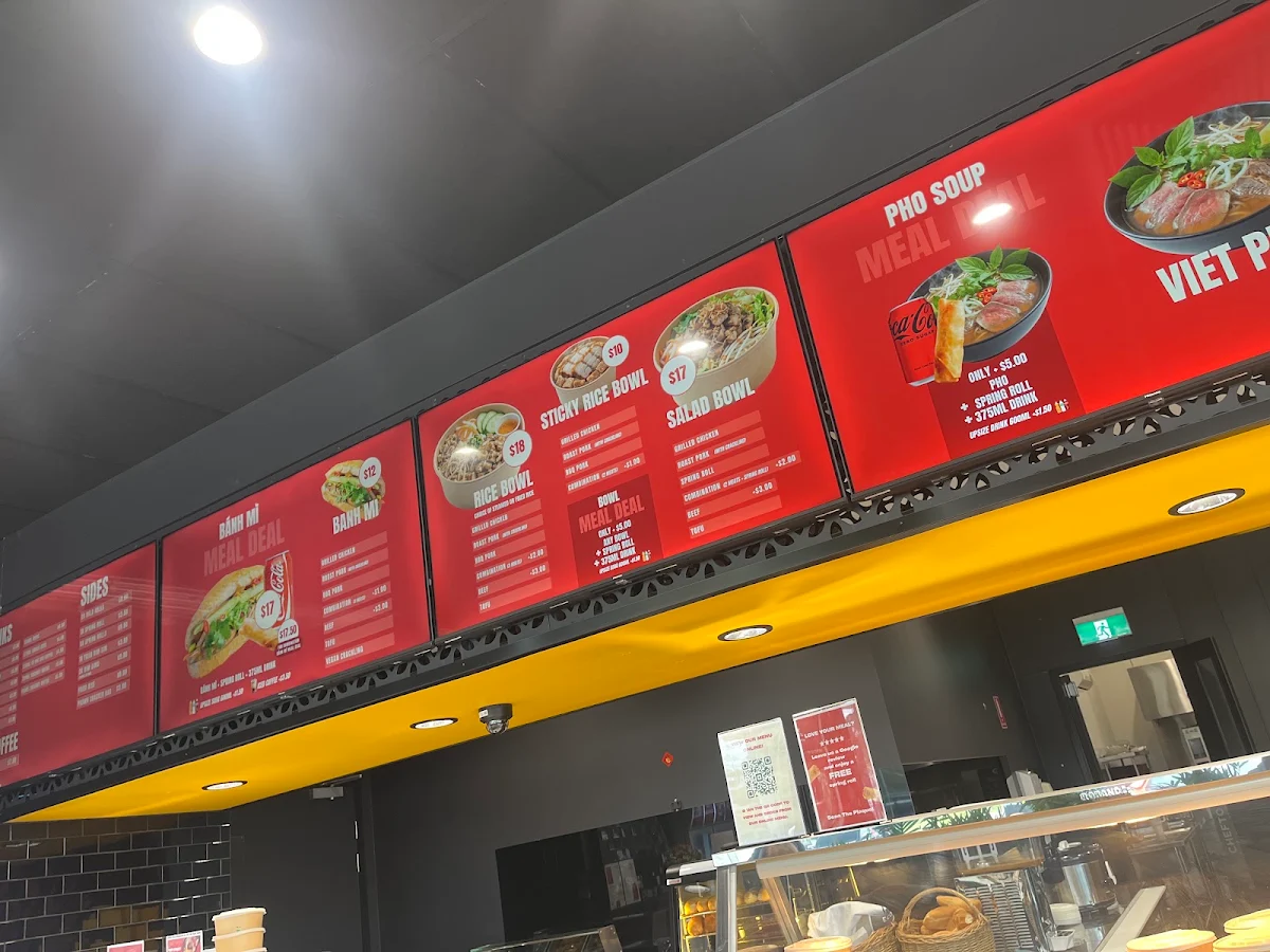 Menu, Viet Street Barossa