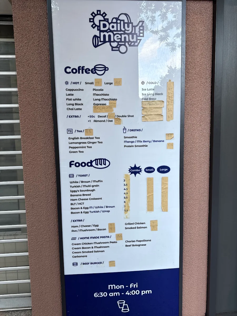 Menu, Expresso120