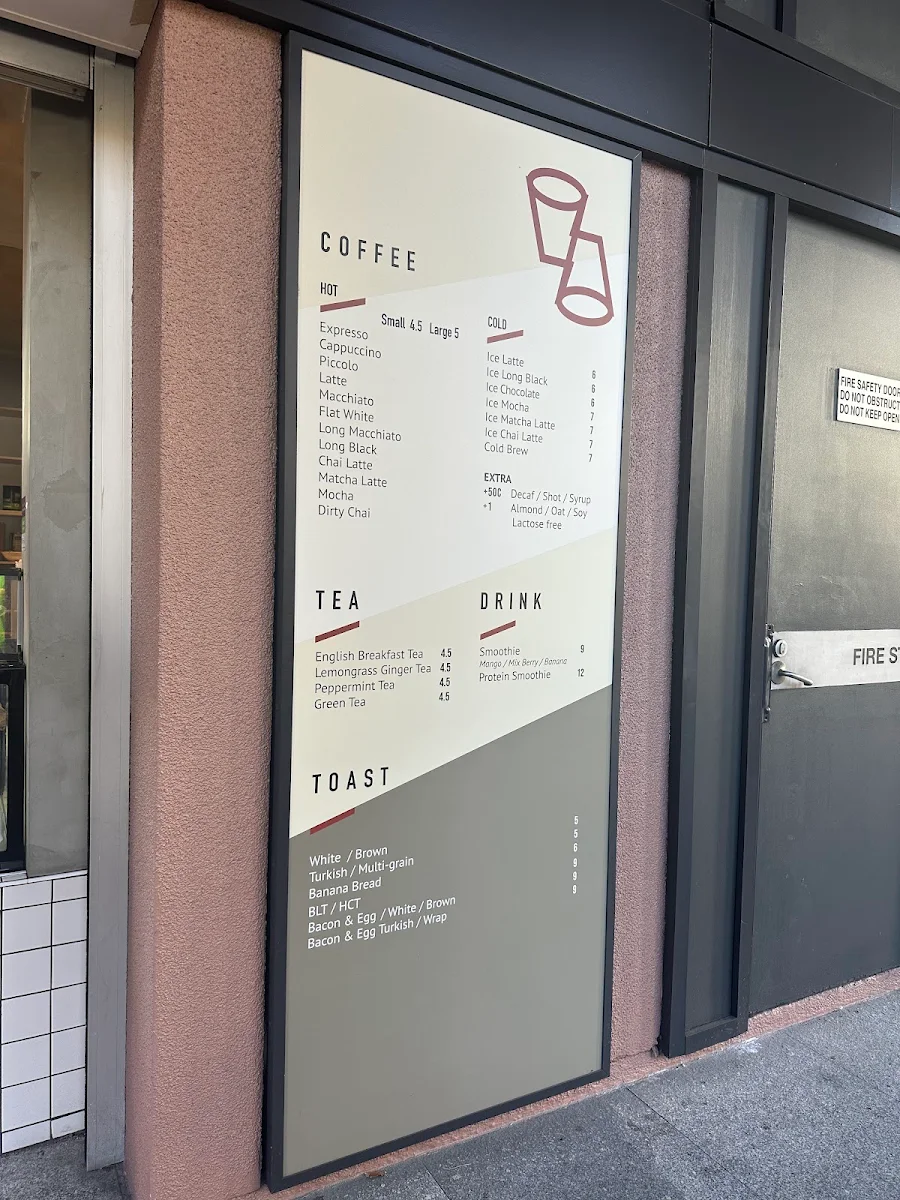 Menu, Expresso120