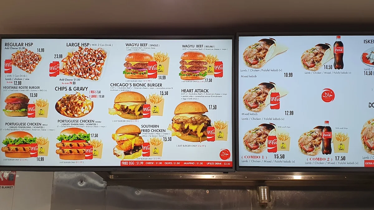 Menu, Angie's Kebabs & Burgers ( St Albans , Halal )