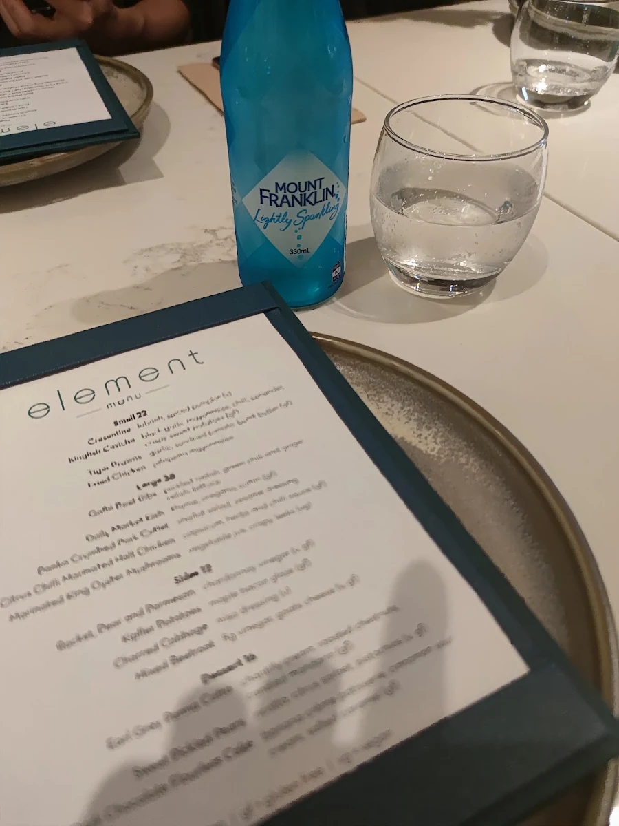 Menu, Element