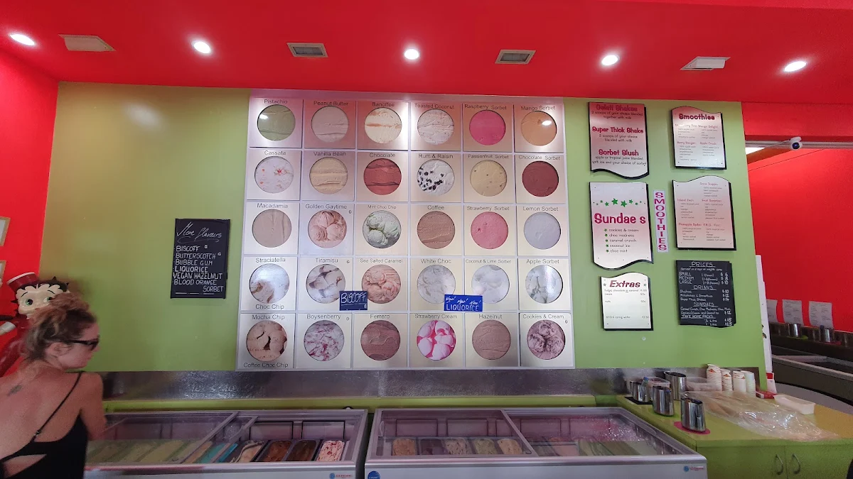 Menu, Shakes Ice Cream Bar Port Douglas