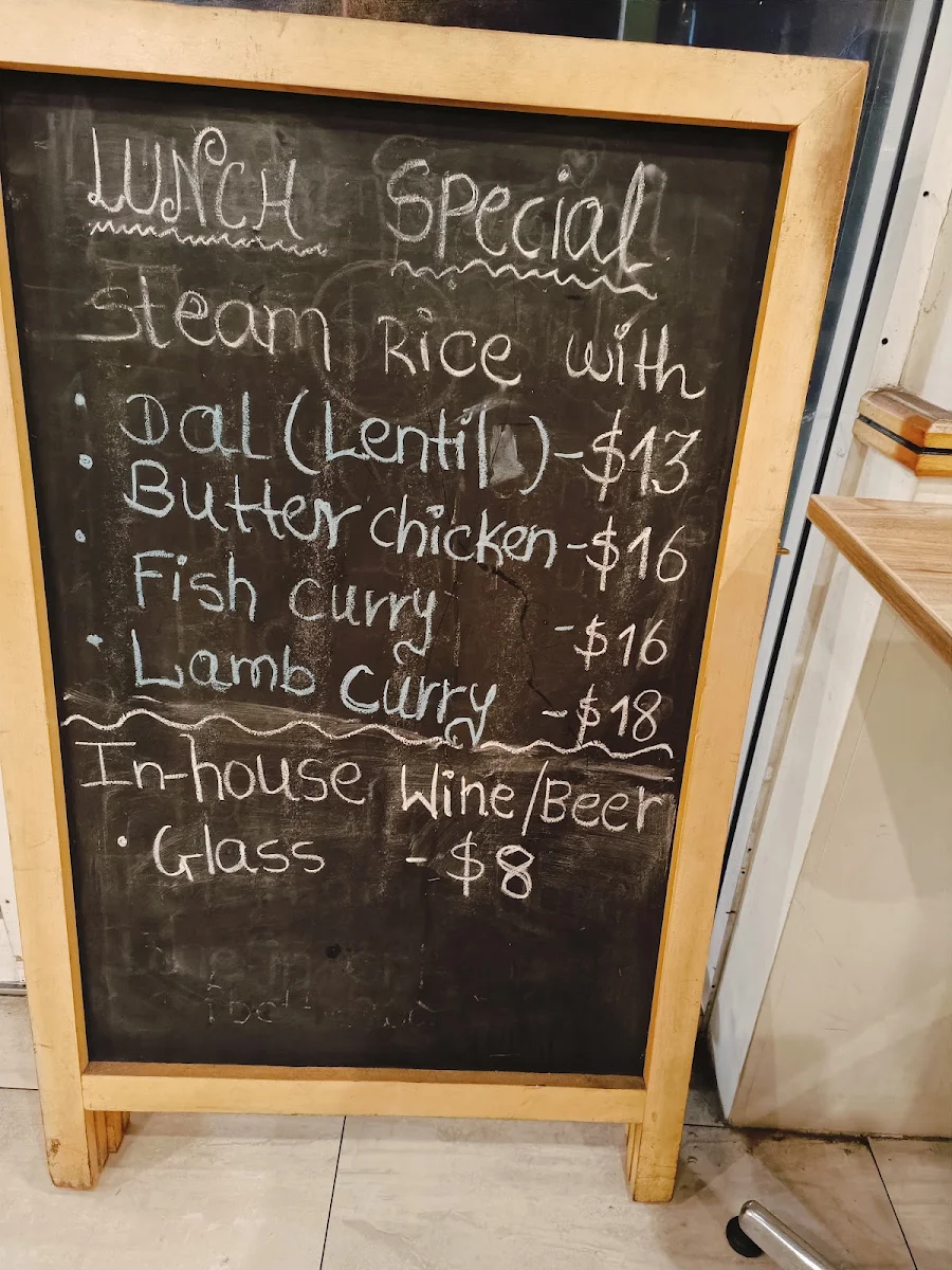 Menu, Chatpatta Kitchen