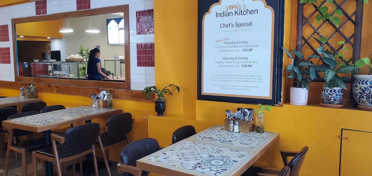 Menu, Samir's Indian Kitchen