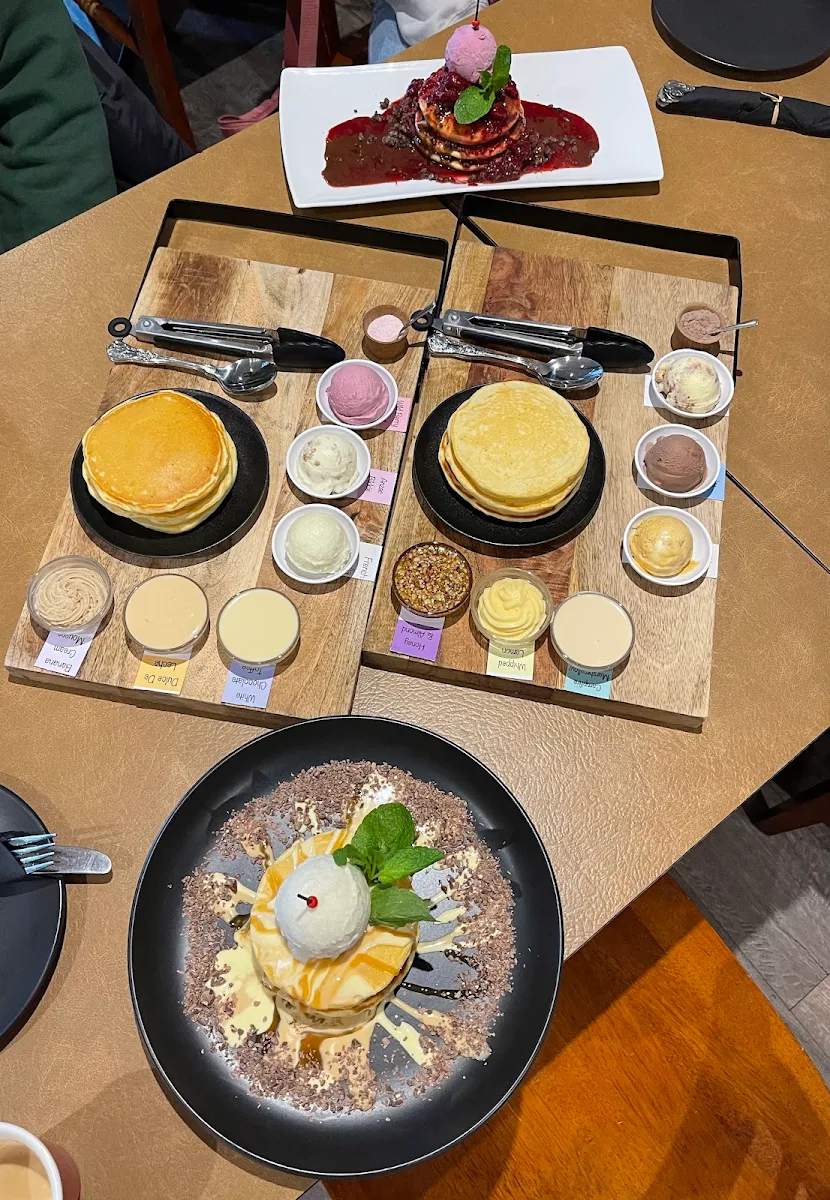 Menu, The Pancake Train - Braeside VIC