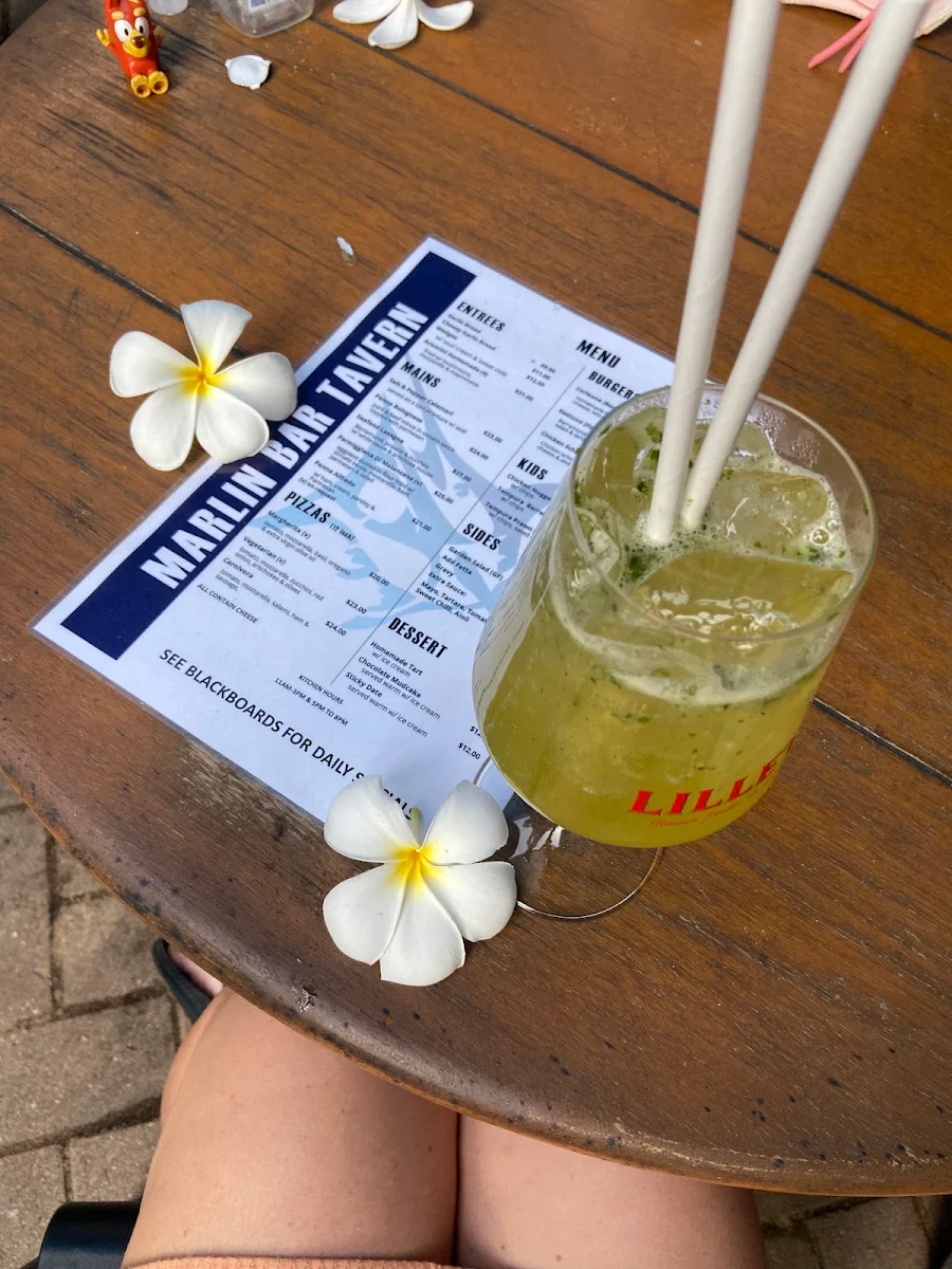 Menu, Marlin Bar