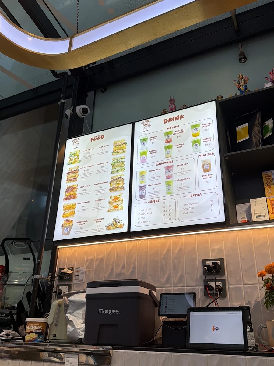 Menu, Chubby Toast
