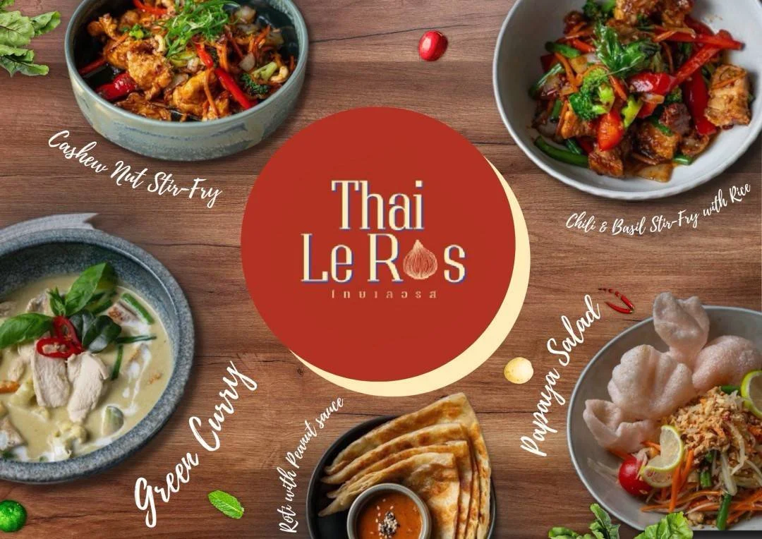 Menu, Thai Le Ros Restaurant