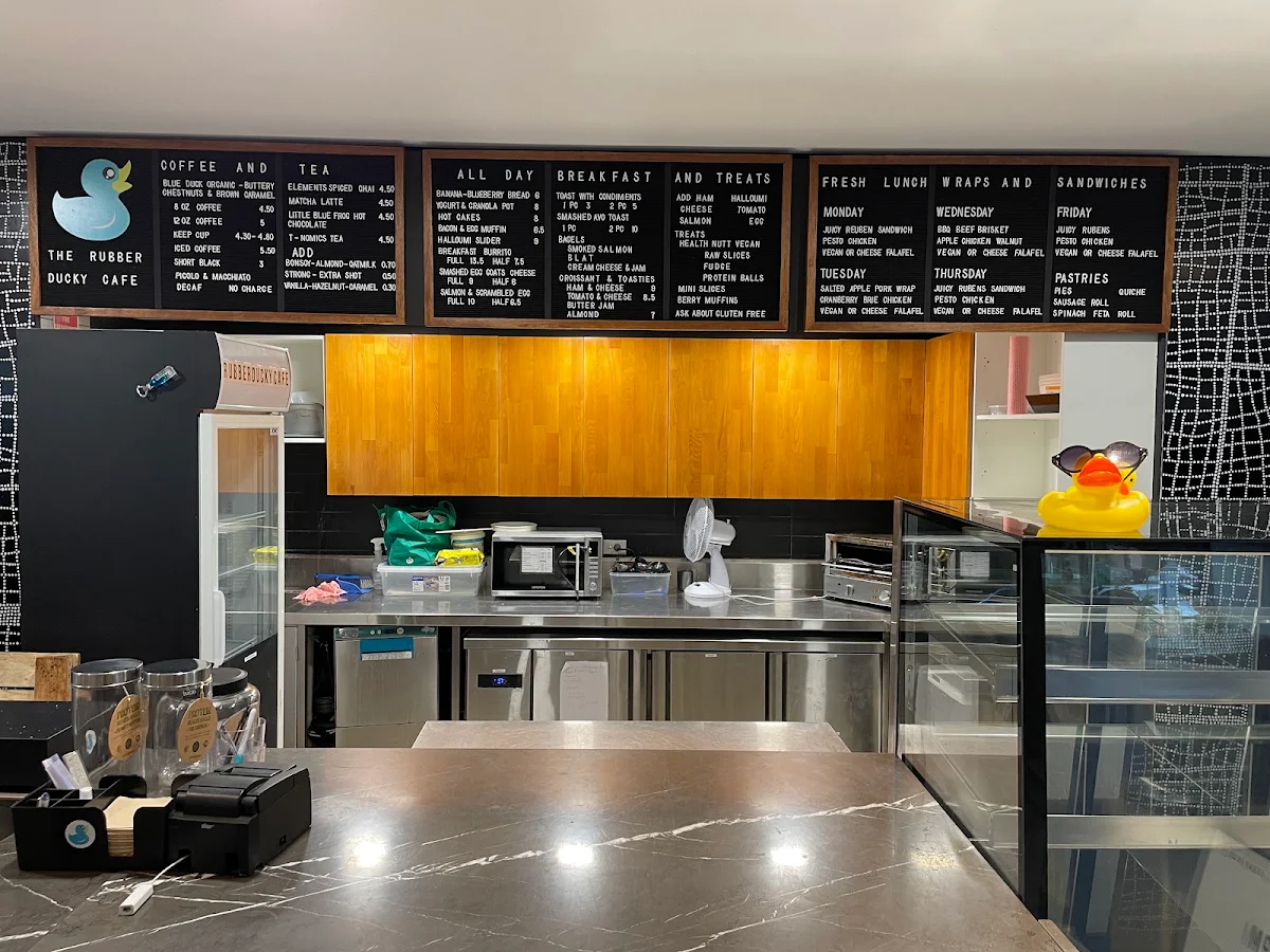 Menu, Rubber Ducky Cafe