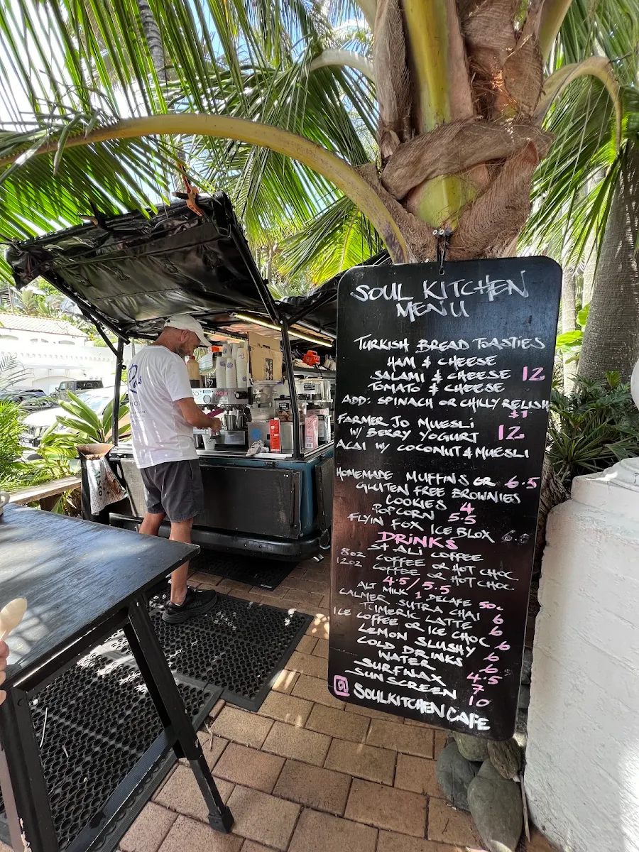 Menu, Soul Kitchen Cafe