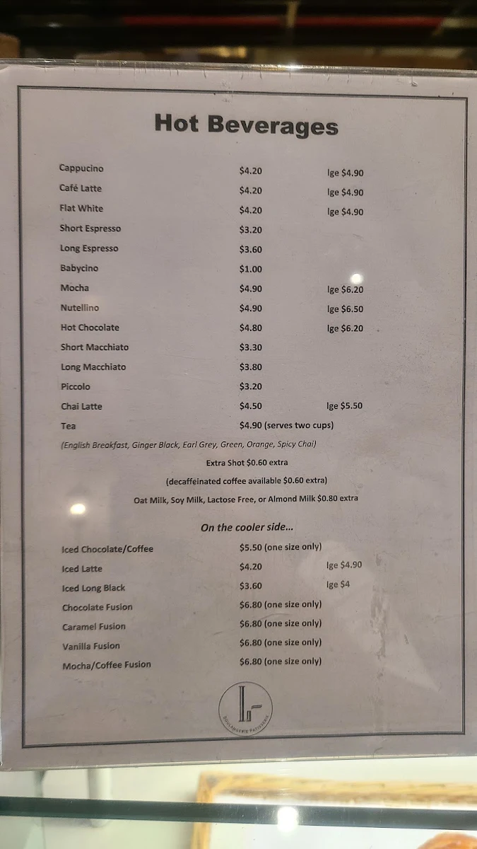 Menu, Le Bon Choix