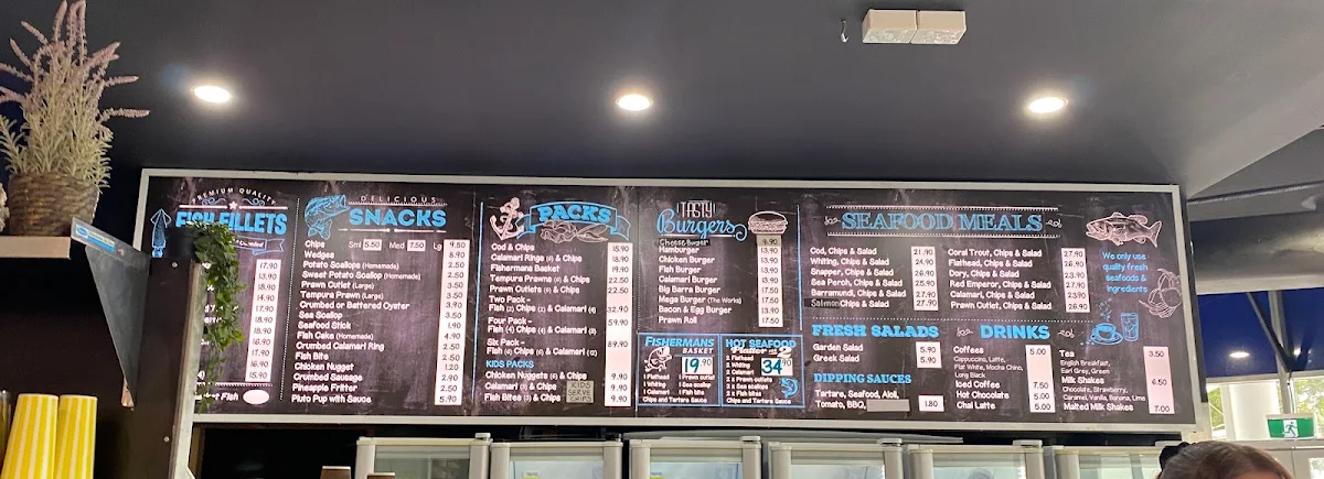 Menu, Seafood Town