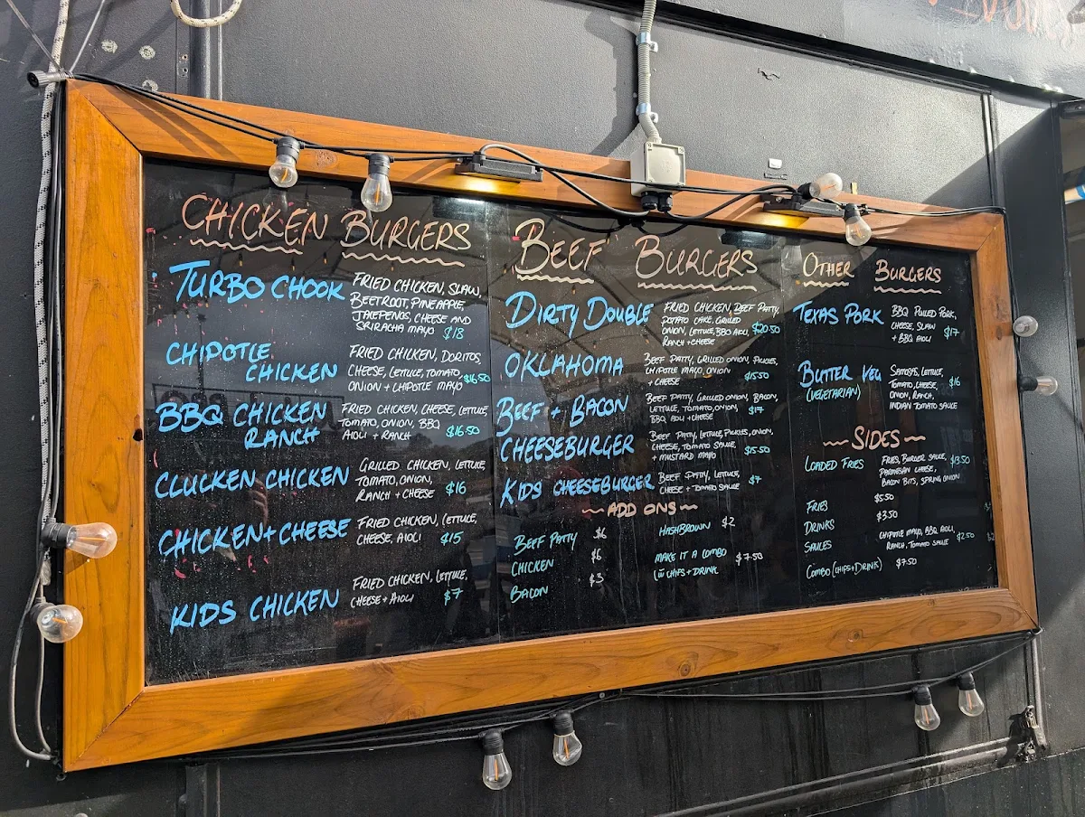 Menu, Food For Dudes