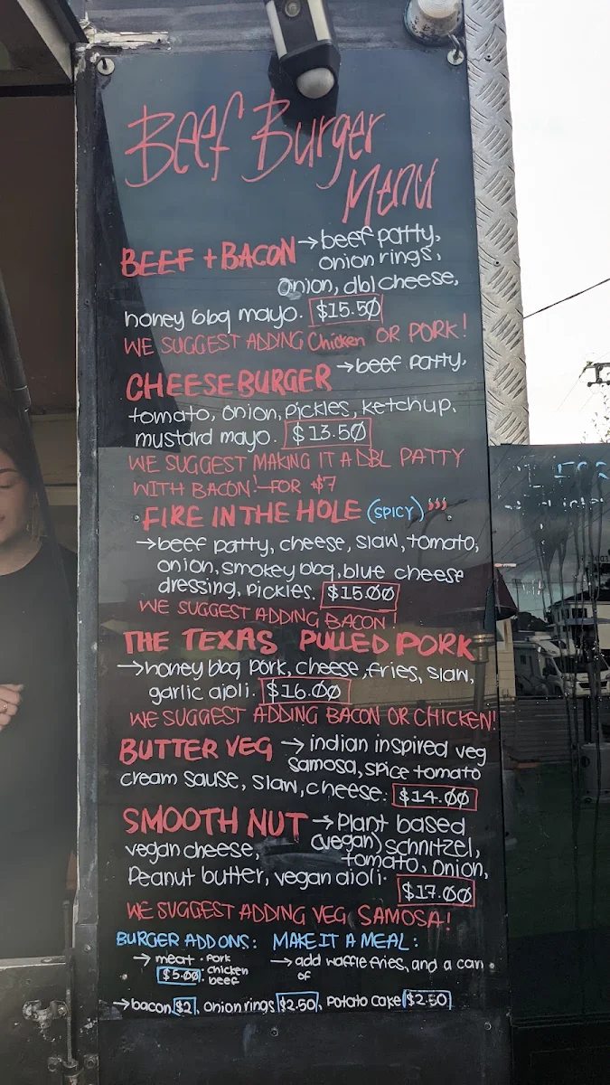 Menu, Food For Dudes