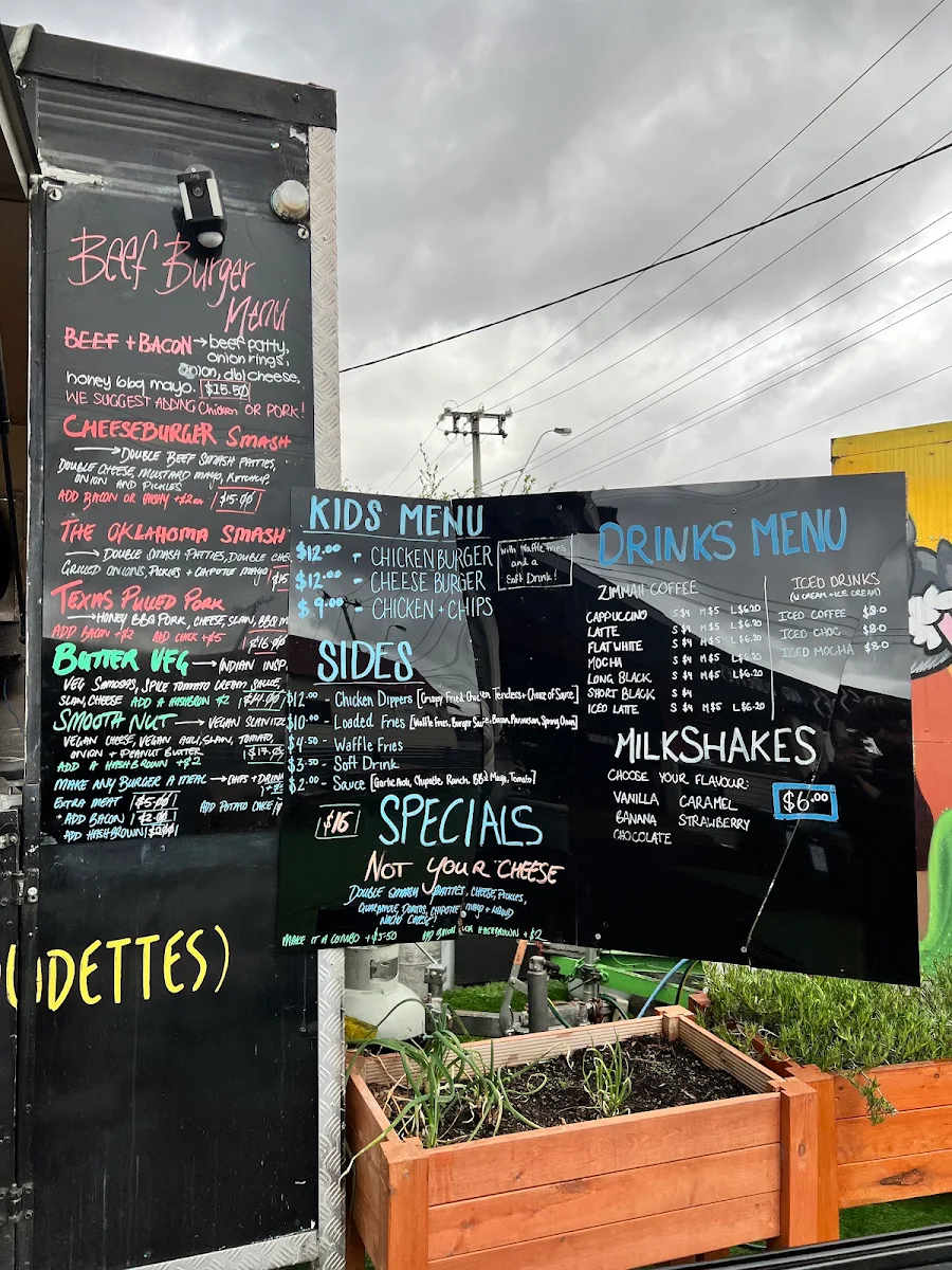 Menu, Food For Dudes