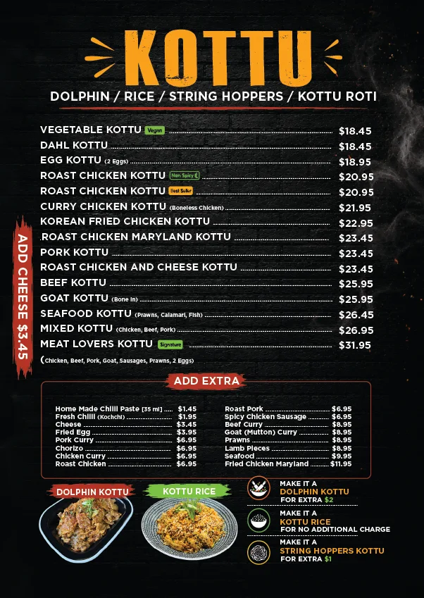 Menu, CHUM CHUMS