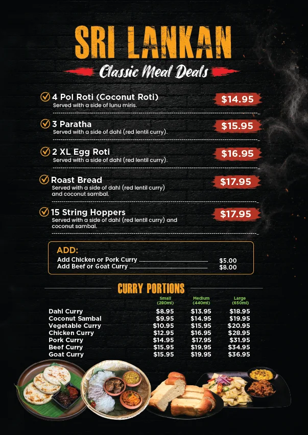 Menu, CHUM CHUMS