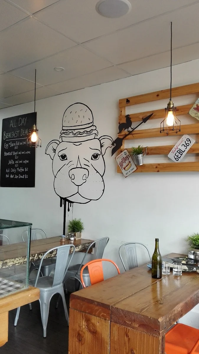 Menu, Blue Dog Café.