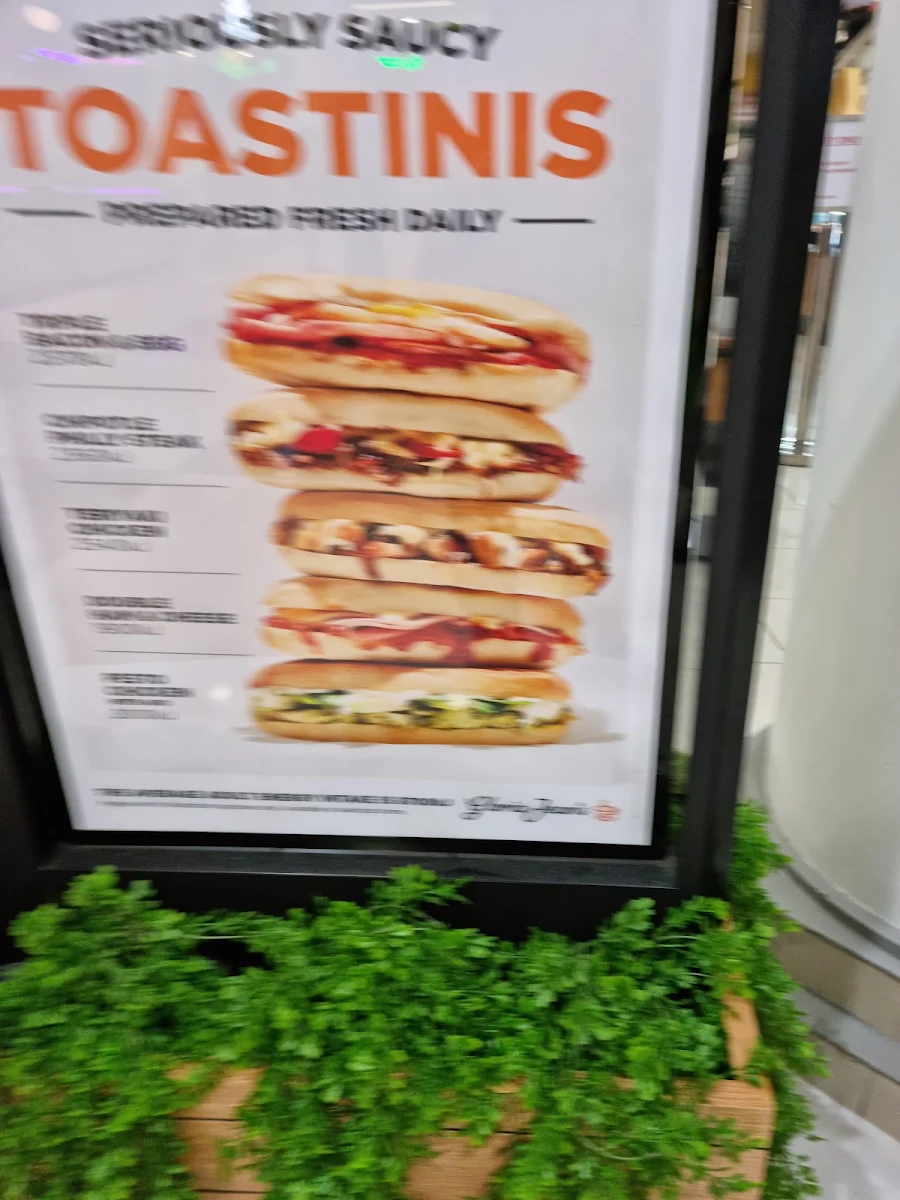 Menu, Gloria Jean's Adelaide Myer Centre