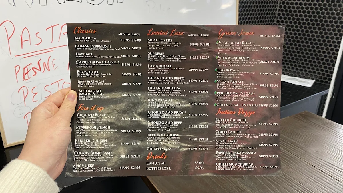 Menu, Krish Pizzeria and Ribs - Pizza Restaurant in Willoughby