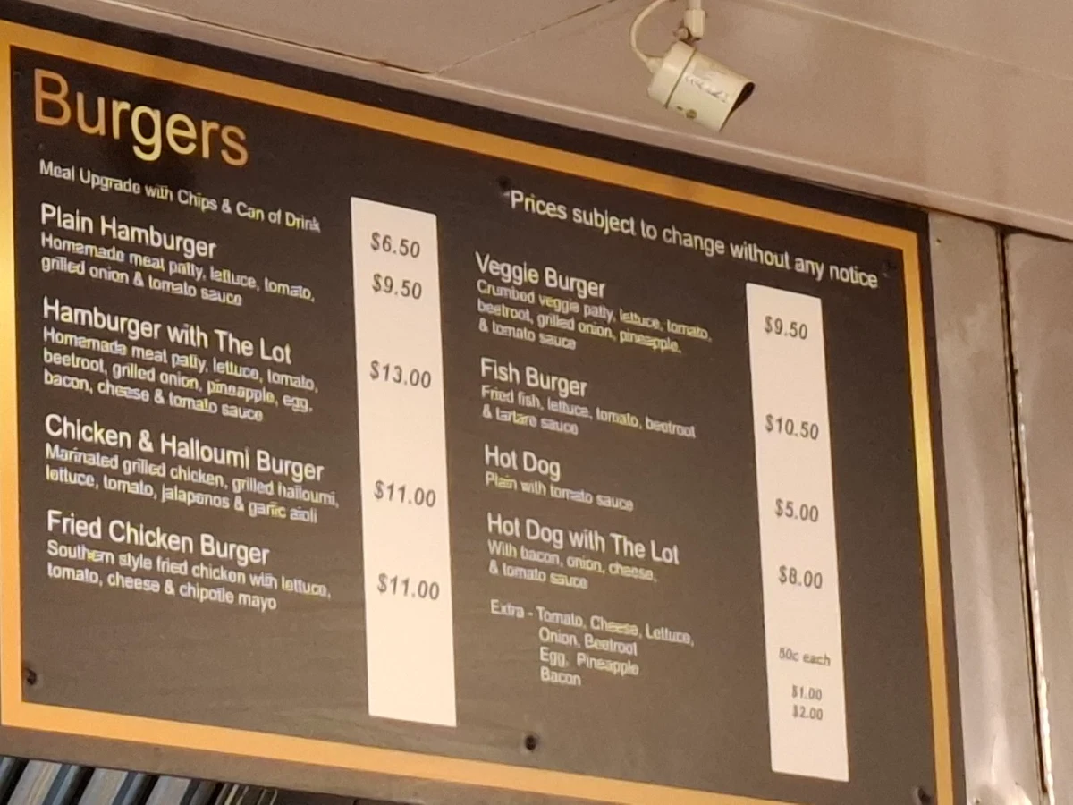 Menu, GOLDEN FRY FISH & CHIPS