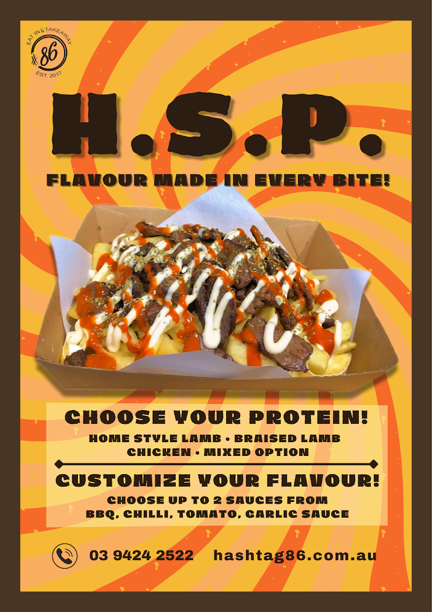 Menu, Hashtag 86