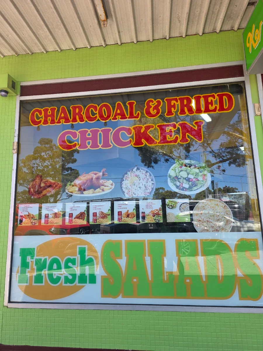 Menu, KV Charcoal Chicken