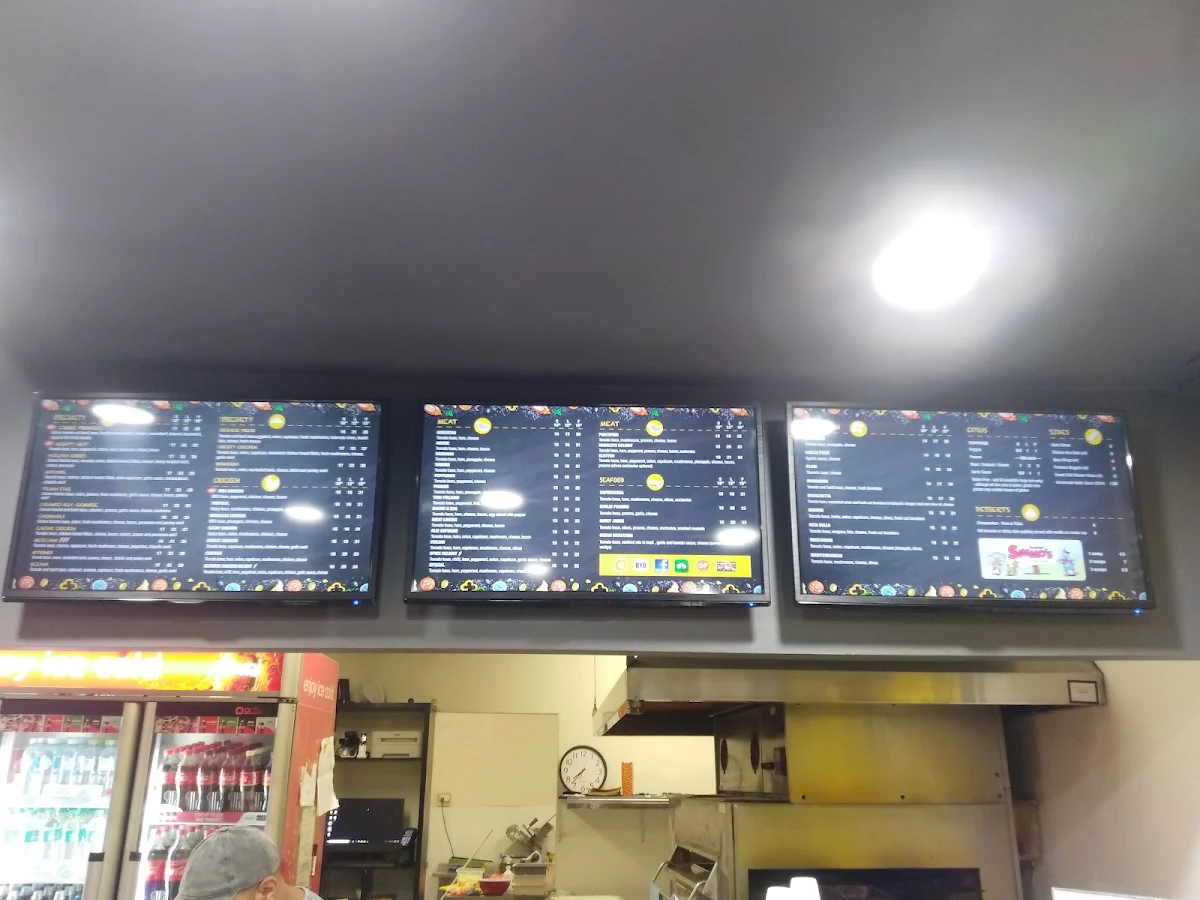 Menu, Drooleys Pizza