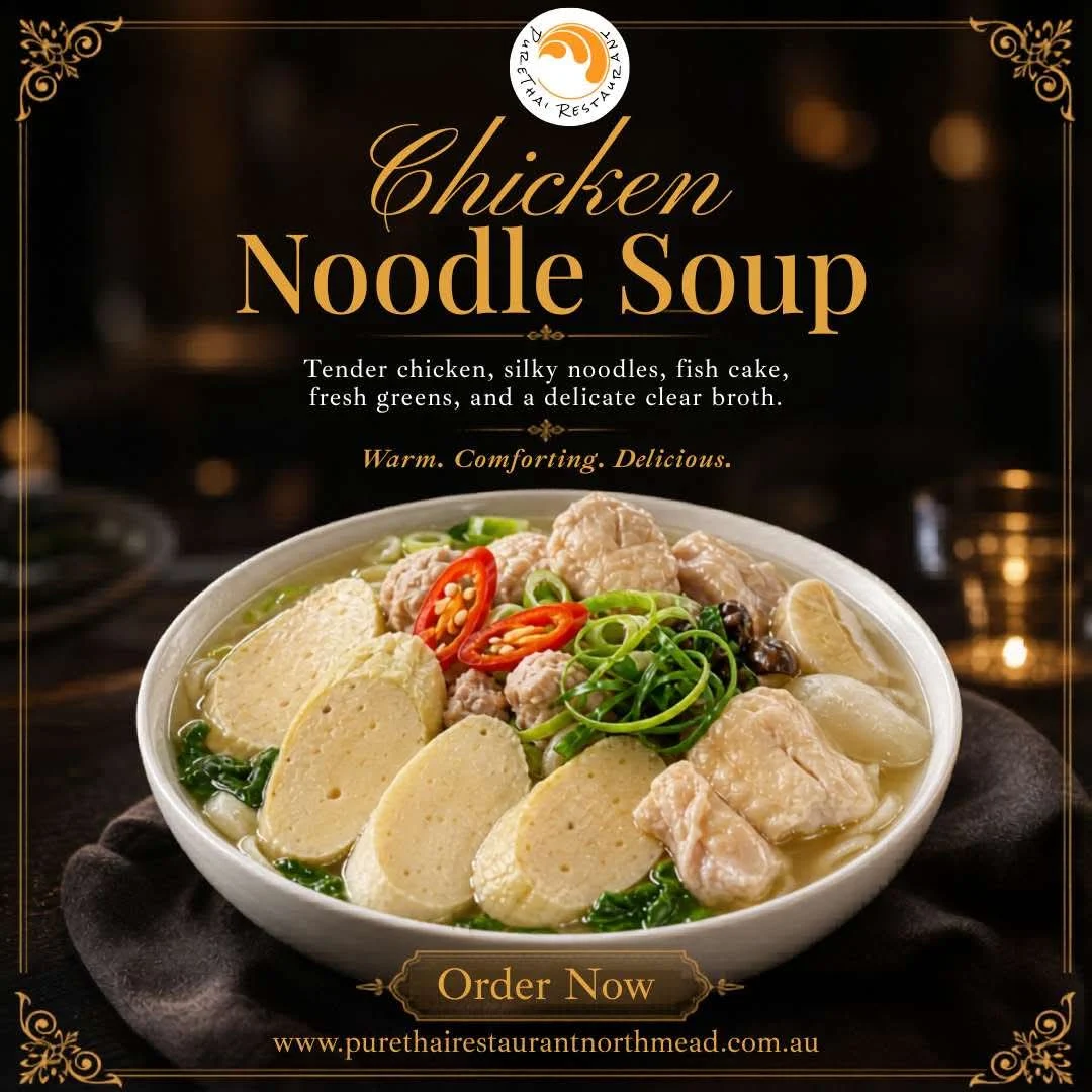 Menu, Pure Thai Restaurant Northmead