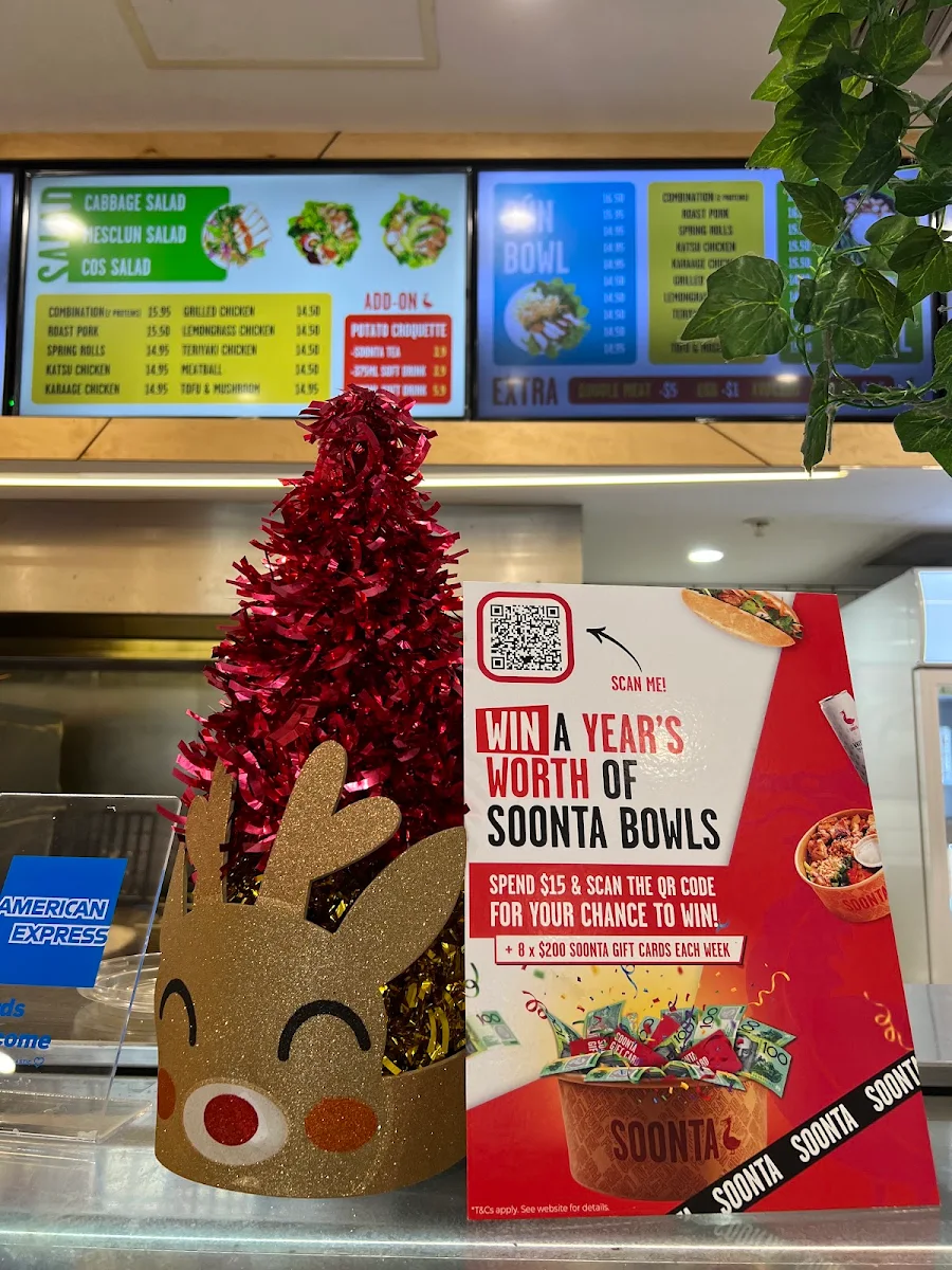 Menu, Soonta Kurralta Park