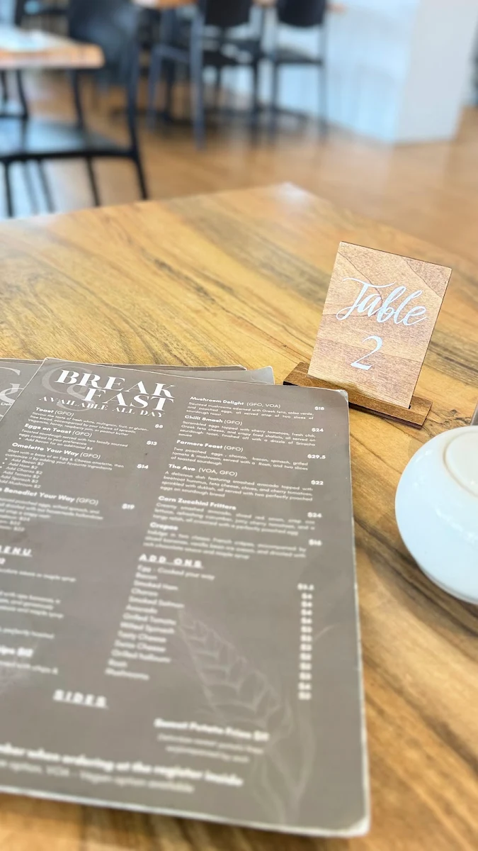 Menu, Grainstore Cobram