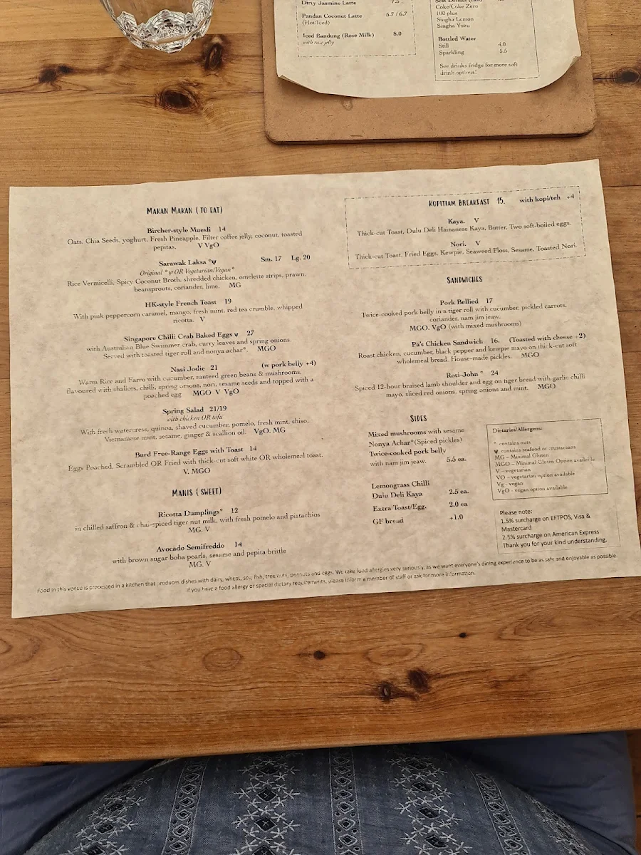 Menu, Masak Masak