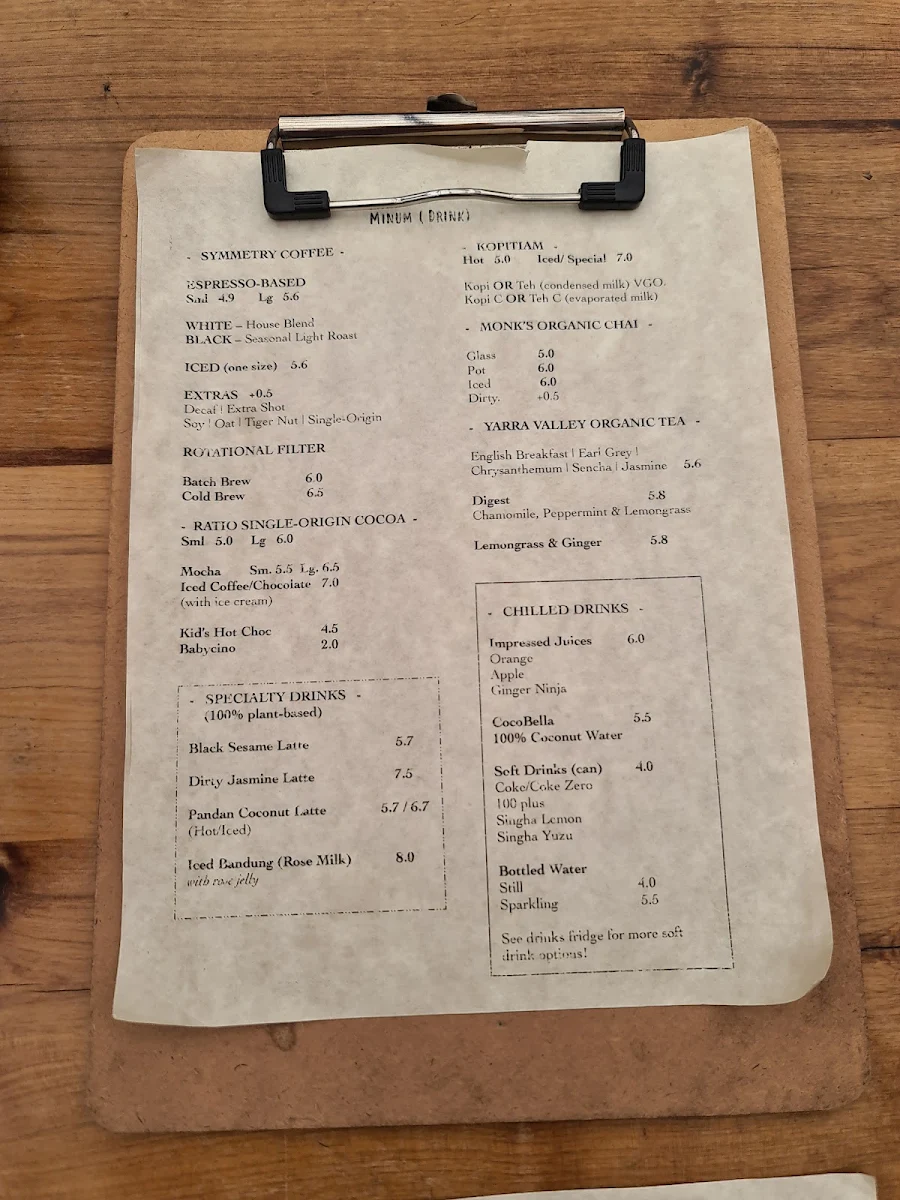 Menu, Masak Masak