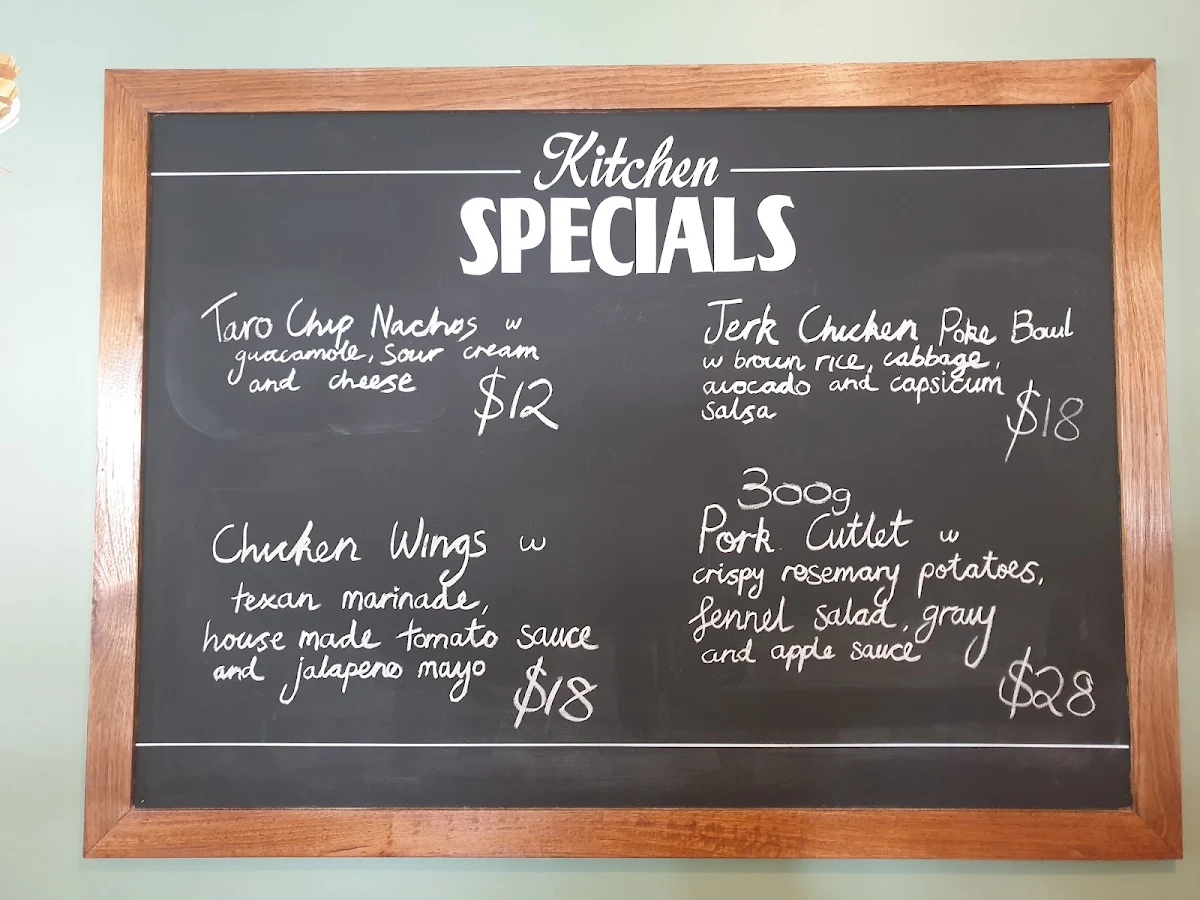 Menu, The Kurrajong Hotel - Pub & Dining