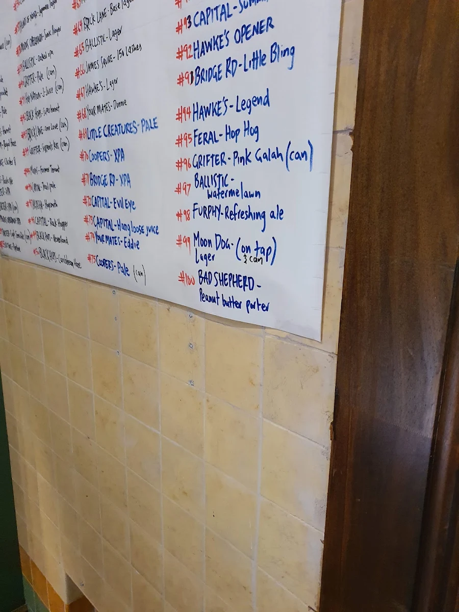 Menu, The Kurrajong Hotel - Pub & Dining