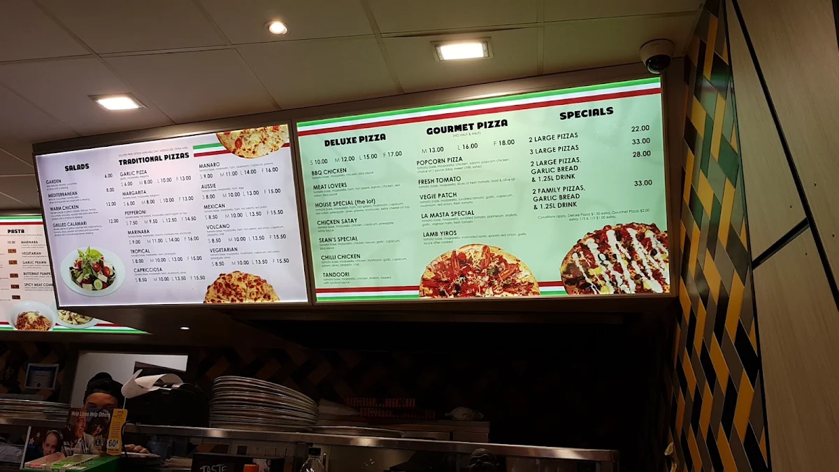 Menu, Kilmore Pizza House