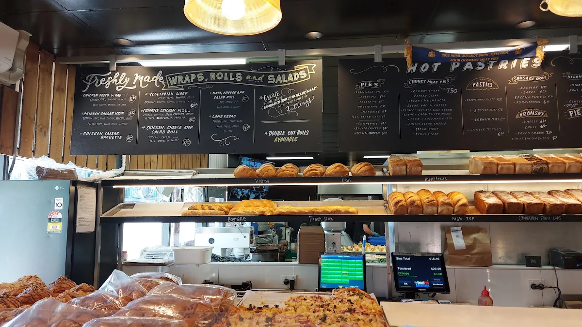 Menu, Coromandel Valley Bake Bakery