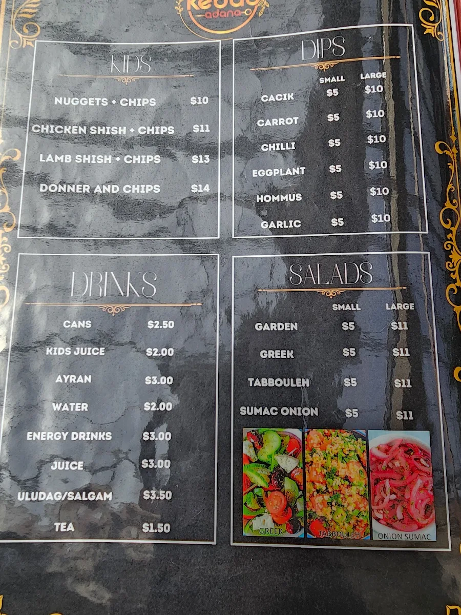 Menu, 01 Kebab